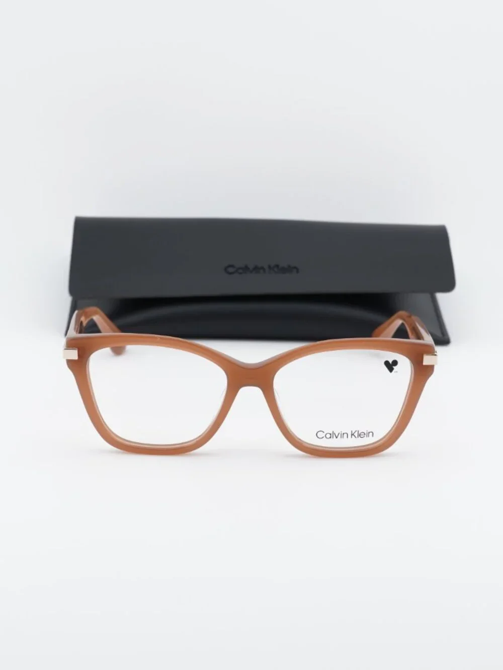 Calvin Klein CK25513 N 601 Square Eyeglasses 54mm - Opaline Rose